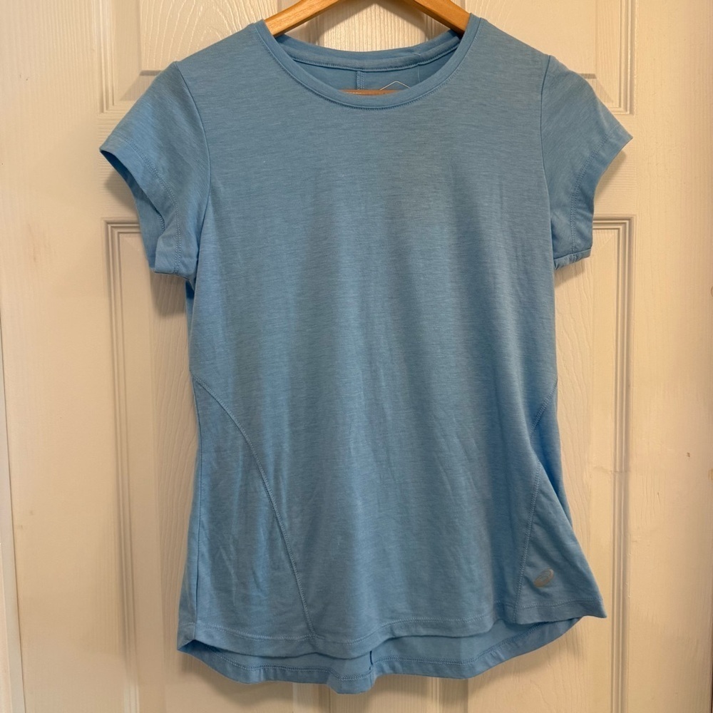 NWT ASICS Short Sleeve Heather Top